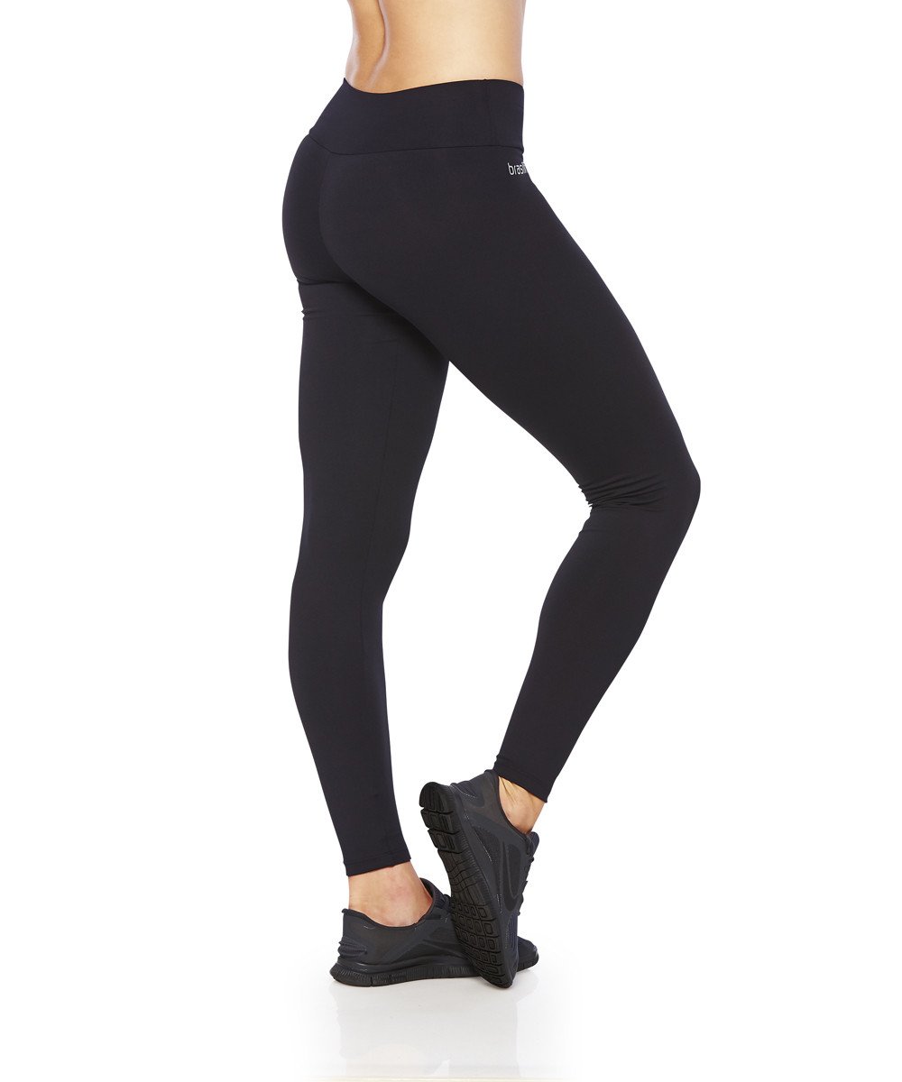 Side view product image for Brasilfit Xtreme full length activewear leggings. Xtreme is a Brasilfit premium fabric.  The Xtreme leggings are part of our essentials and basics activewear collection that is focused on high compression, performance activewear.